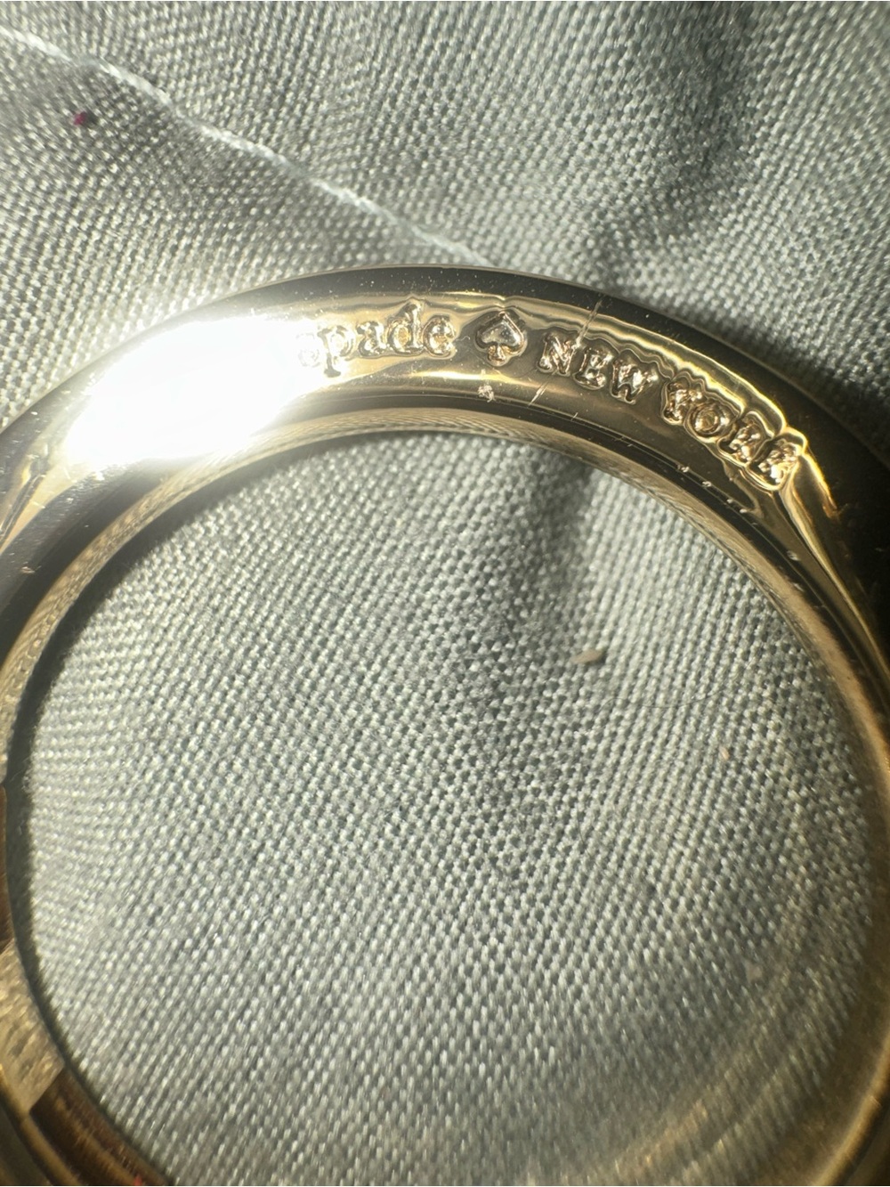 Kate spade Gold High Heel Keychain, Fob Multicolor Glitter Accent. rare! - Picture 9 of 10